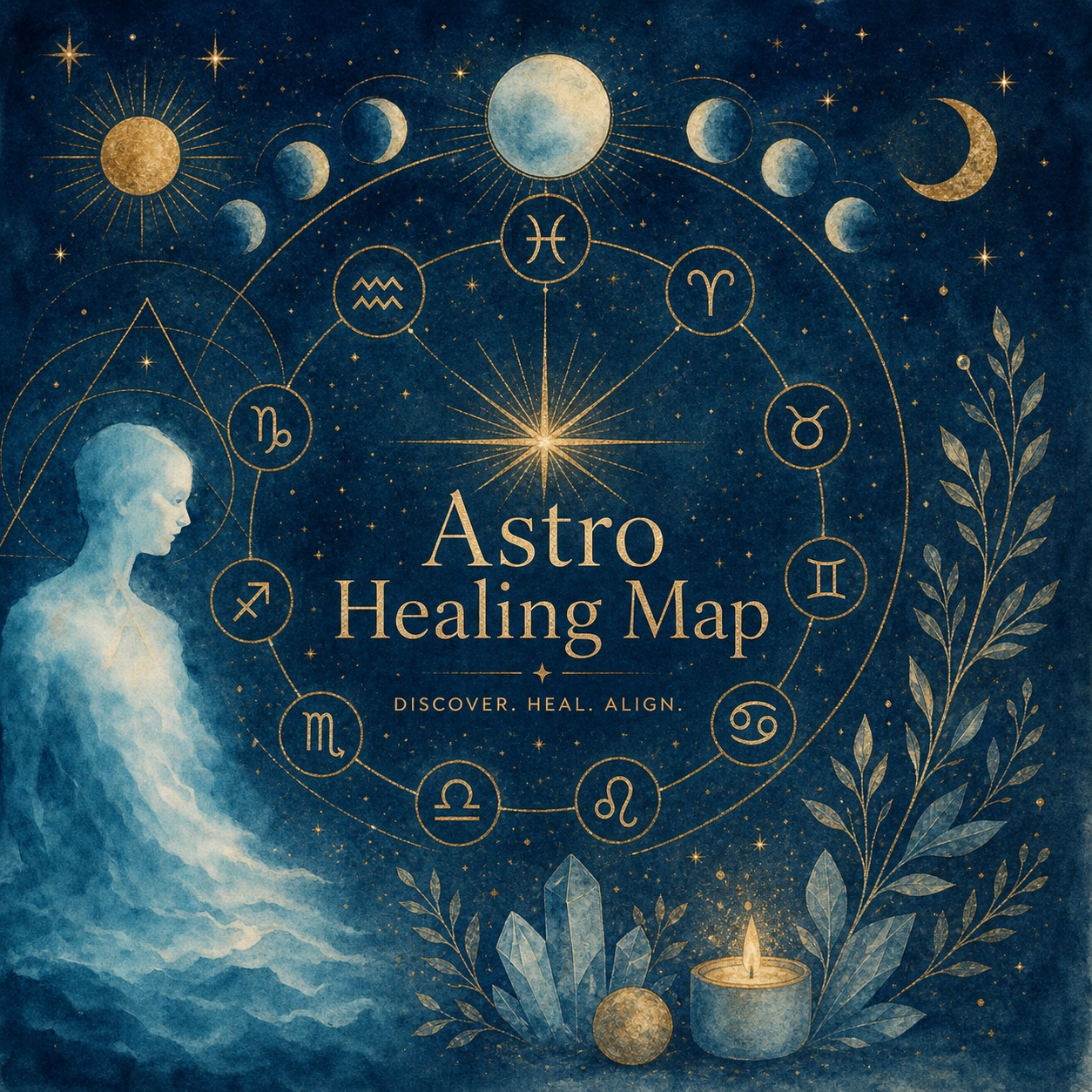 Astro Healing Map